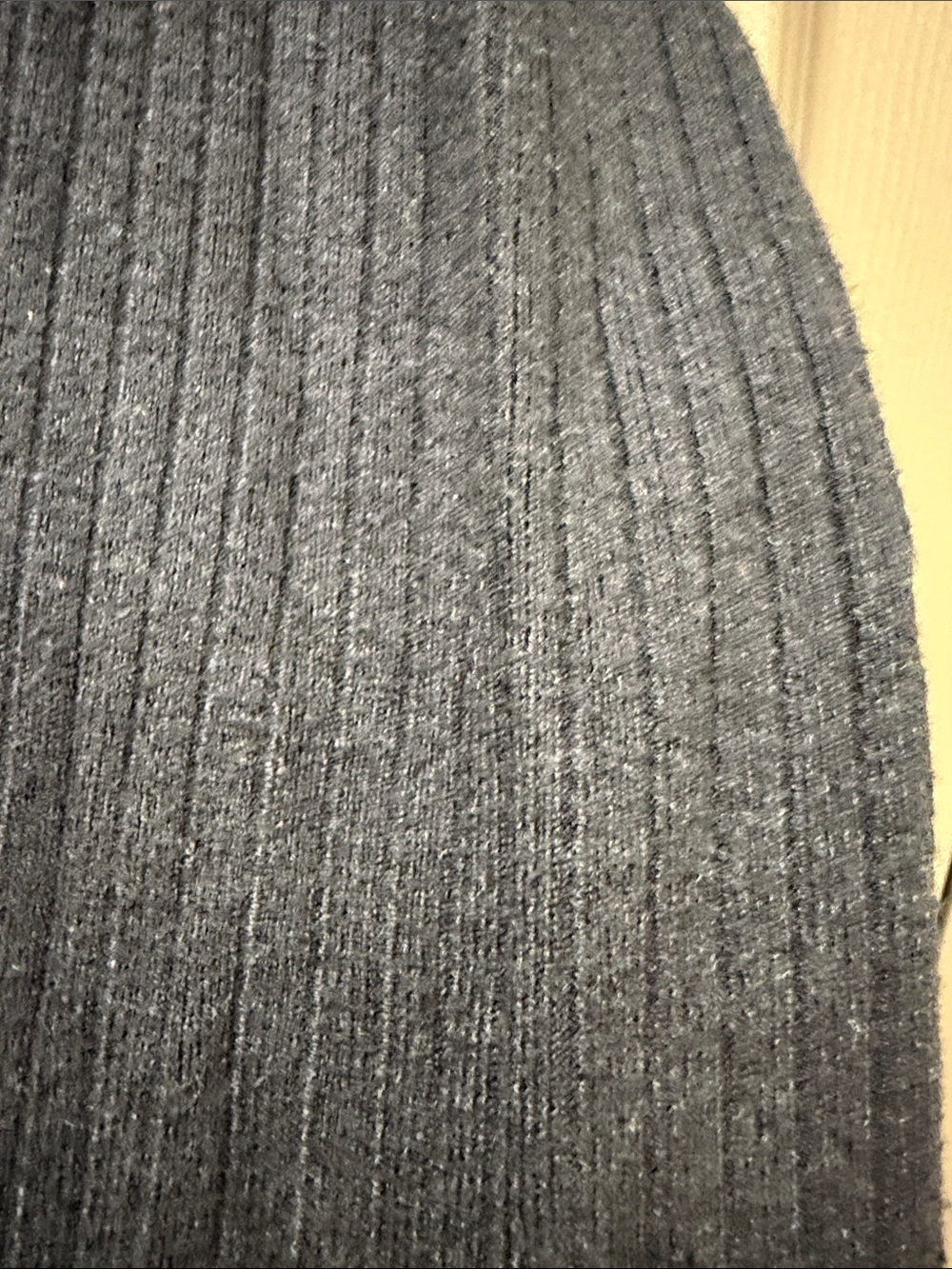 Off-Shoulder Ribbed Womens Sweater - Picture 3 of 5